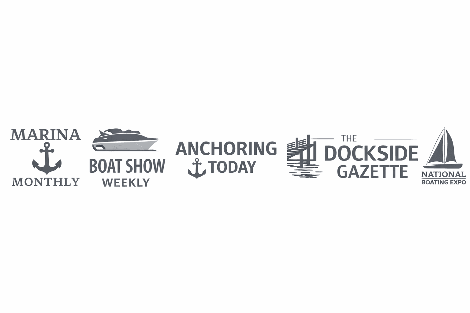 Featured at Marina Monthly, Boat Show Weekly, Anchoring Today, The Dockside Gazette, National Boating Expo